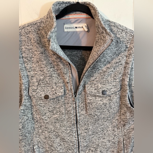 THE NORMAL BRAND MEN'S LINCOLN GRAY VEST, Size L - Picture 4 of 11